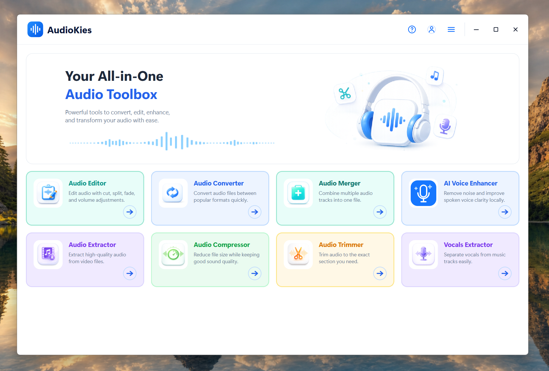 AudioKies Audio Converter interface